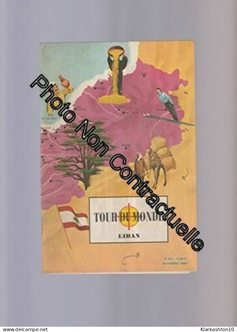 LIBAN Programme Tour Du Monde No 68 De Octobre 1965 - Autres & Non Classés