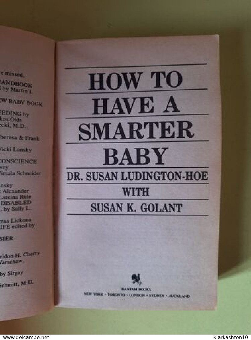 How To Have A Smarter Baby - Autres & Non Classés