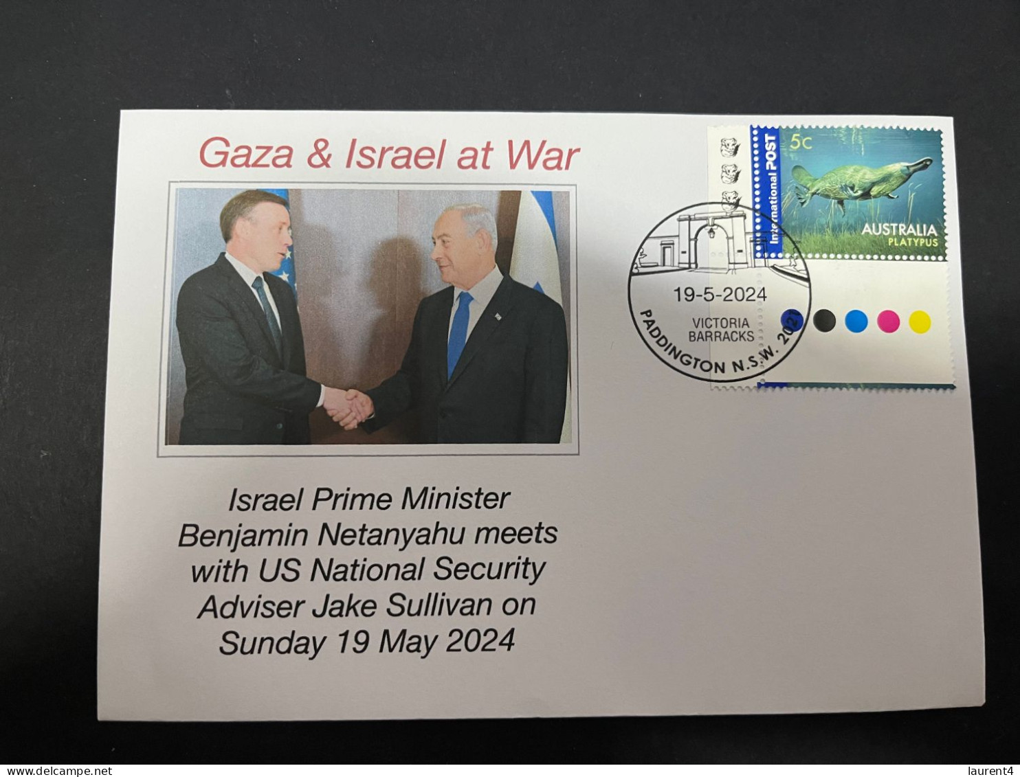 20-5-2024 (5 Z 37) GAZA War - US National Security Adviser J. Sullivan Visit To Israel Meet Israel PM Neetanyahu - Militaria