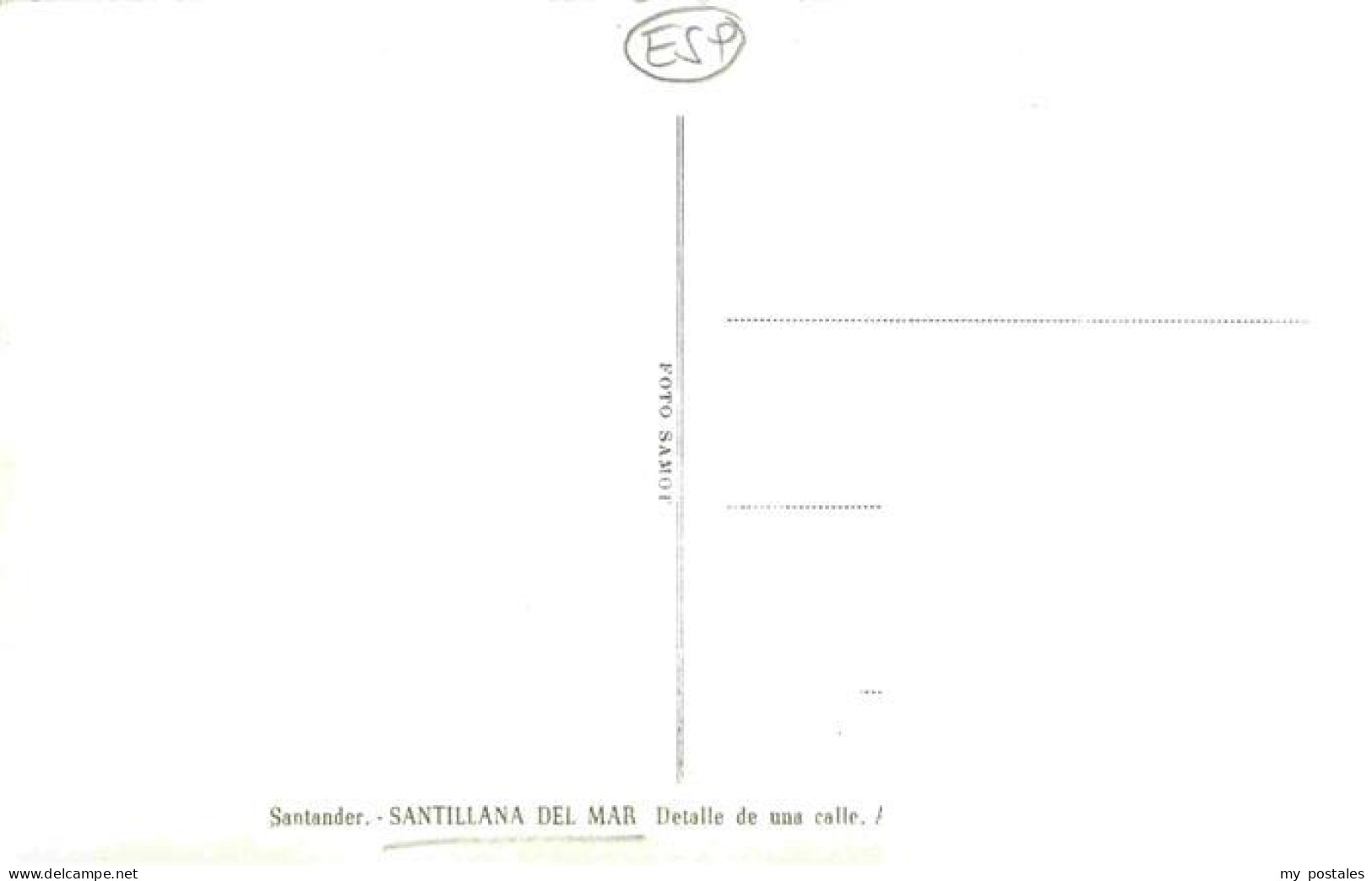 73977111 Santillana_del_Mar_SANTANDER_Cantabria_ES Detalle De Una Calle Al Fondo - Autres & Non Classés