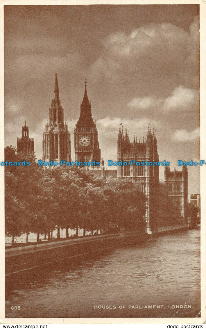 R057519 Houses Of Parliament. London. 1949 - Autres & Non Classés