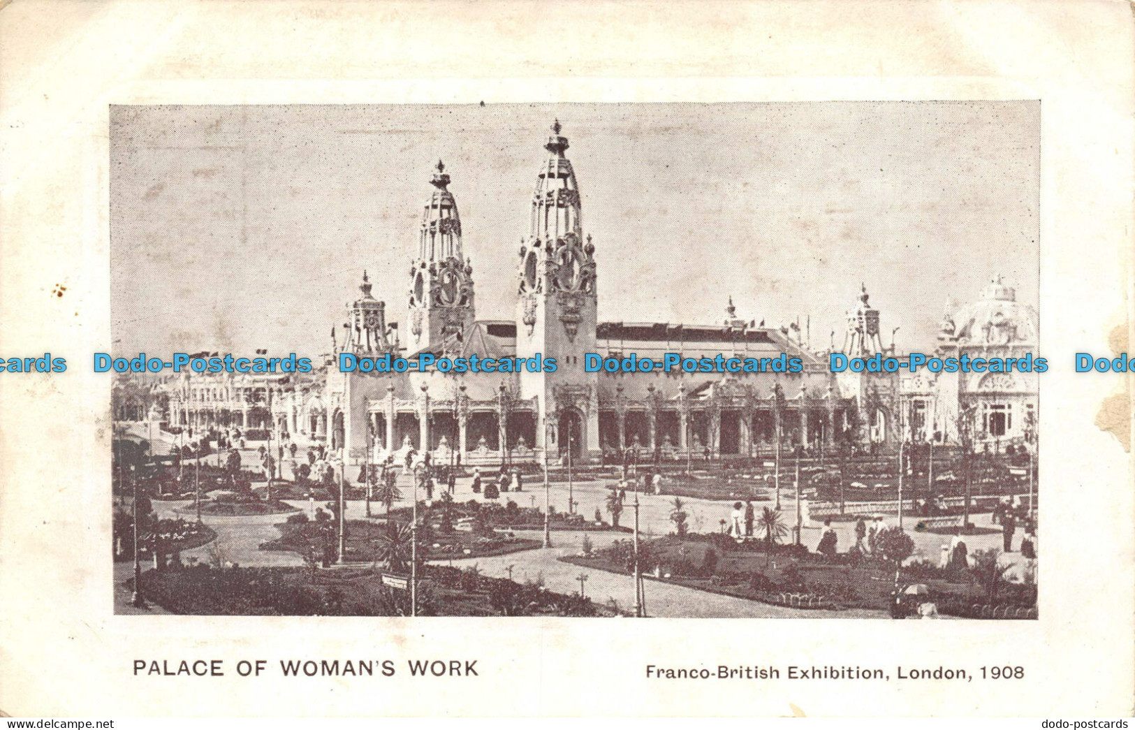 R058291 Palace Of Womans Work. Franco British Exhibition. London. 1908 - Autres & Non Classés