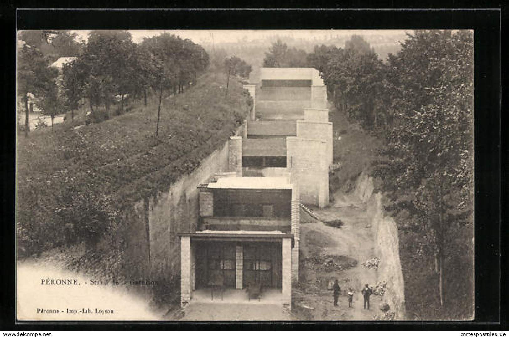 CPA Peronne, Stand De La Garnison  - Peronne