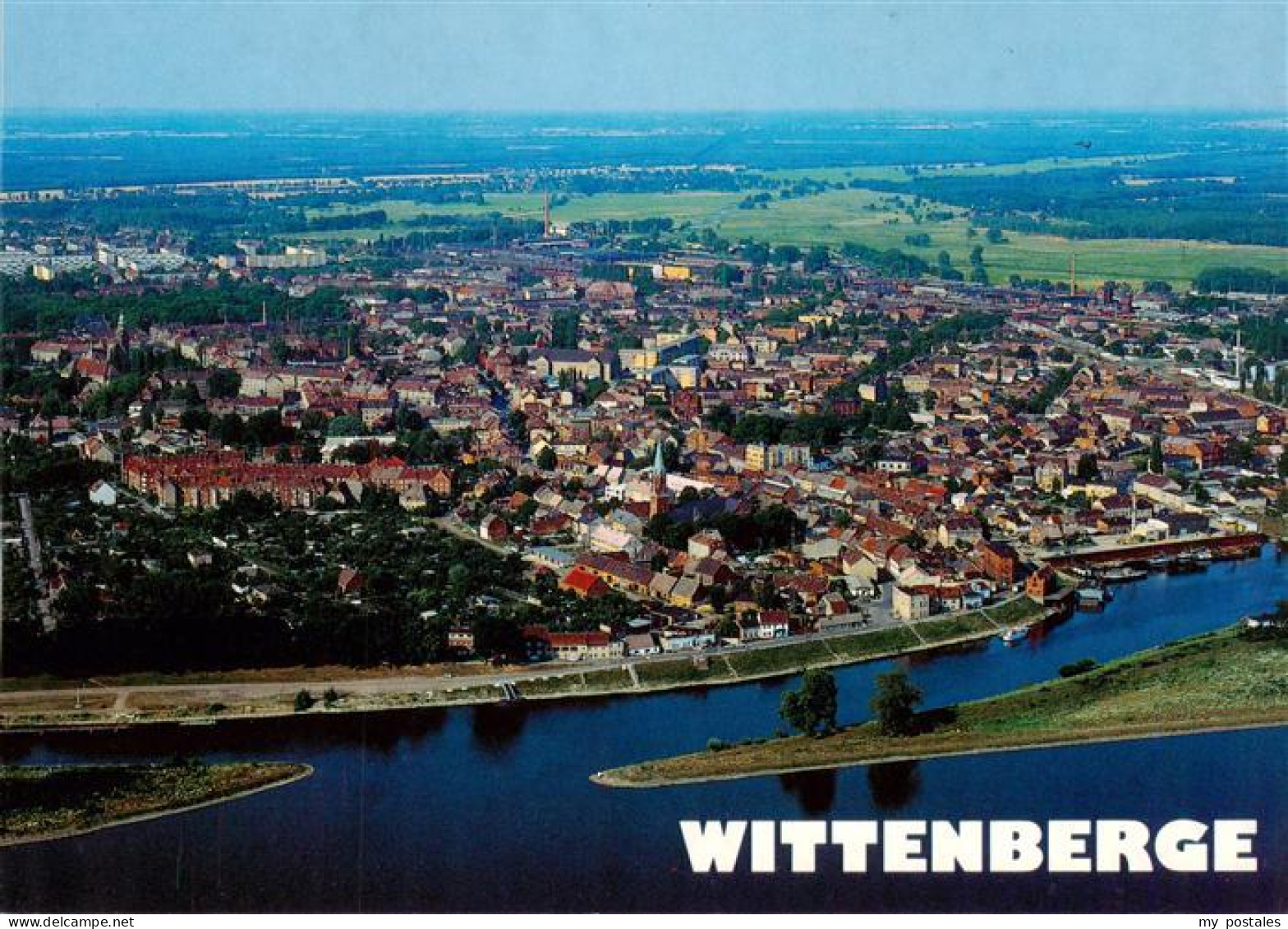 73947370 Wittenberge__Prignitz Fliegeraufnahme  - Wittenberge