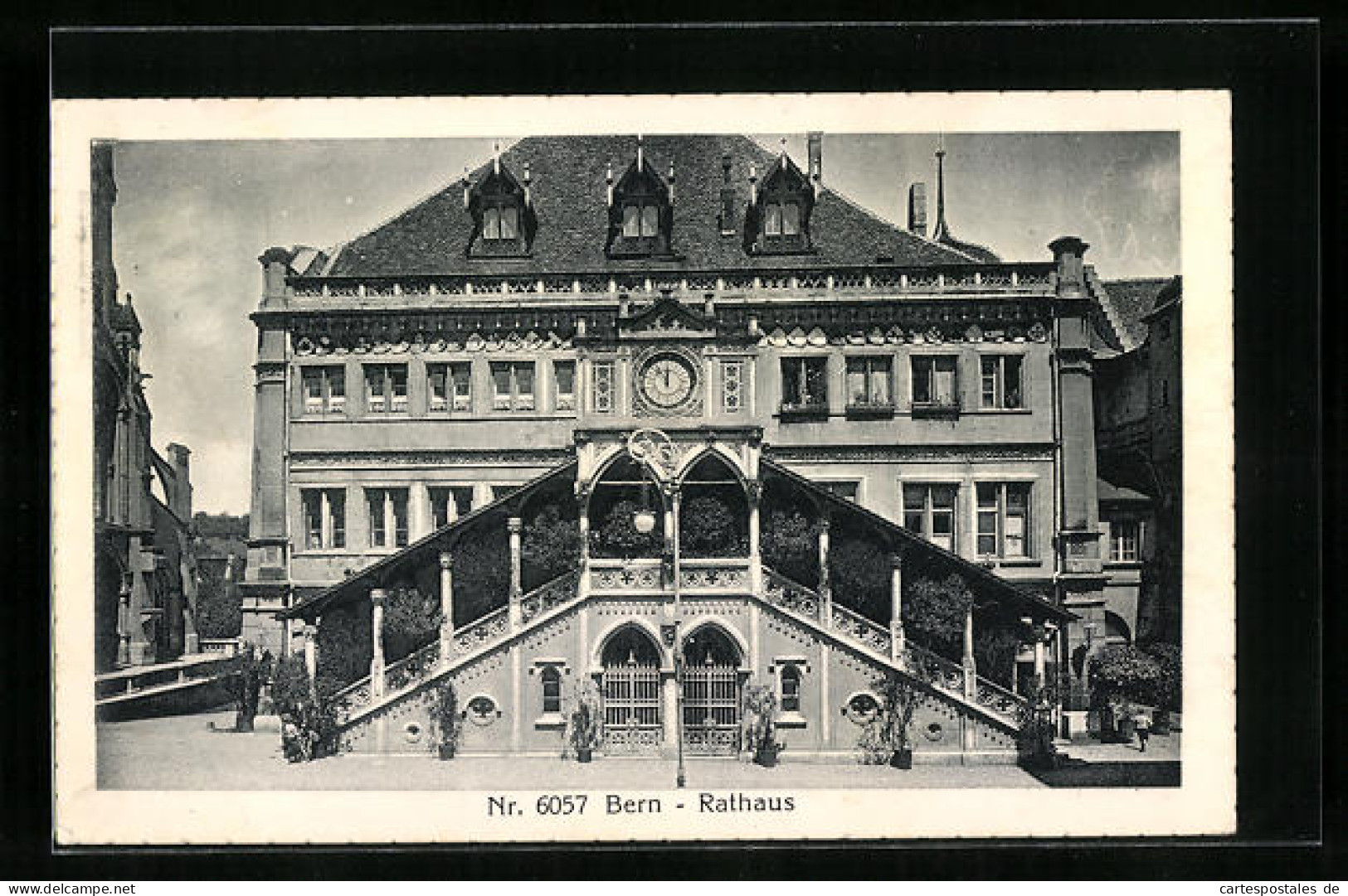 AK Bern, Fassade Des Rathaus  - Berne