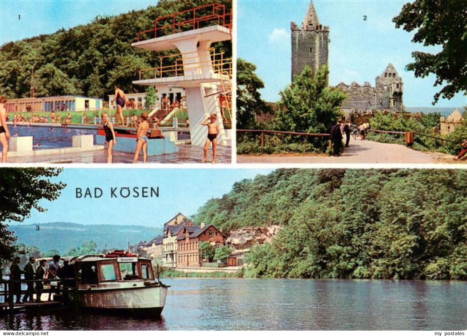 73947366 Bad_Koesen Schwimmbad Der Jugend Rudelsburg Dampferanlegestelle - Bad Koesen