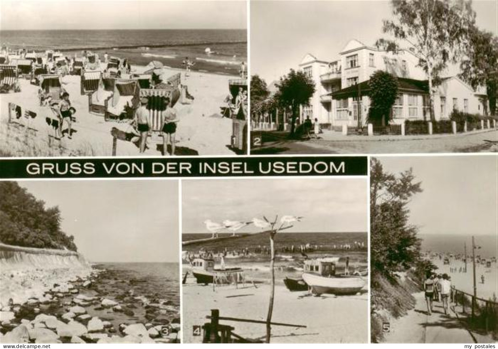 73947319 Insel_Usedom Strand FDGB Erholungsheim Zur Ostsee Am Streckelberg Stran - Usedom