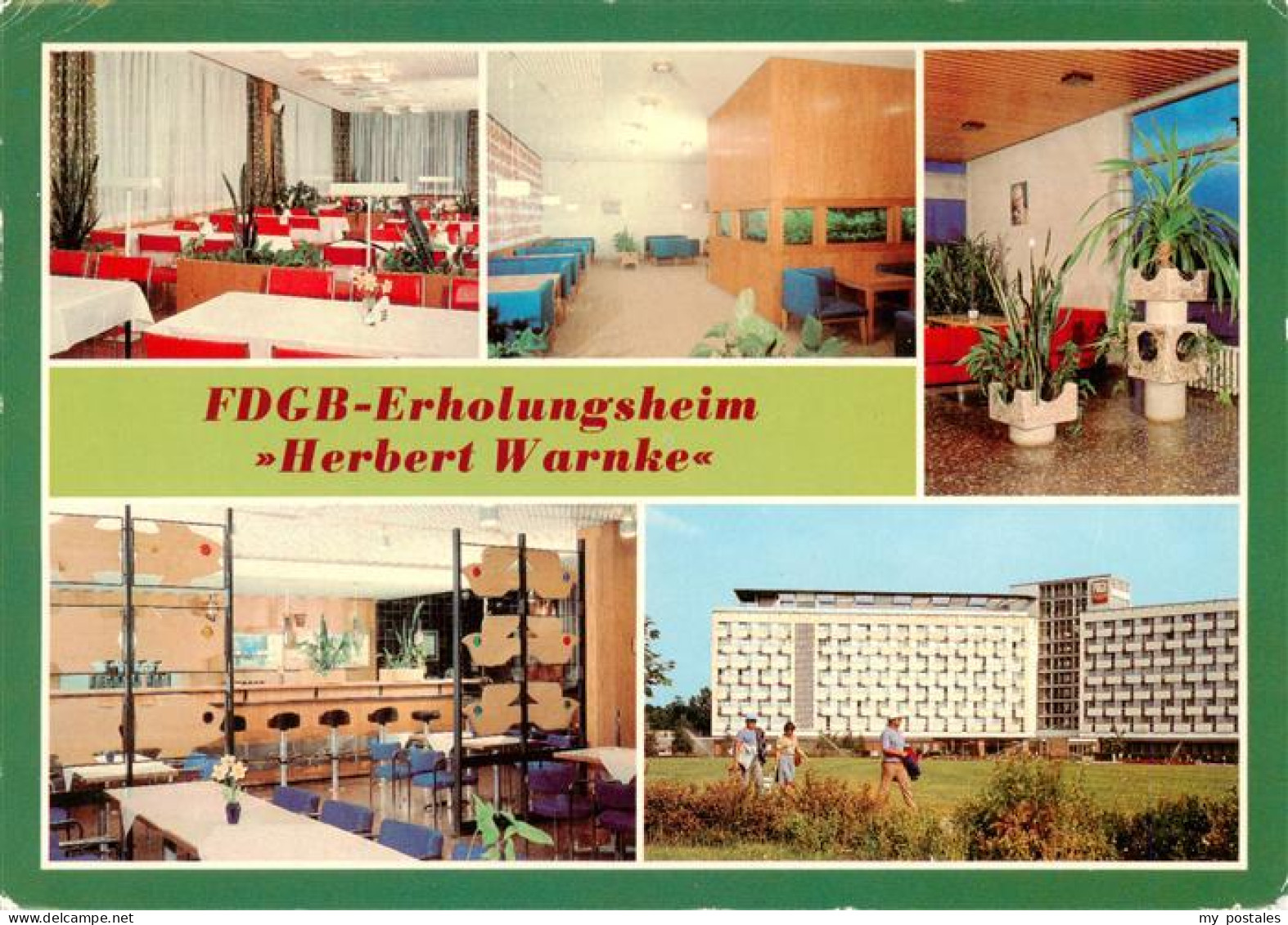 73947285 Klink_Waren FDGB Erholungsheim Herbert Warnke Restaurant Klubraum II Em - Other & Unclassified