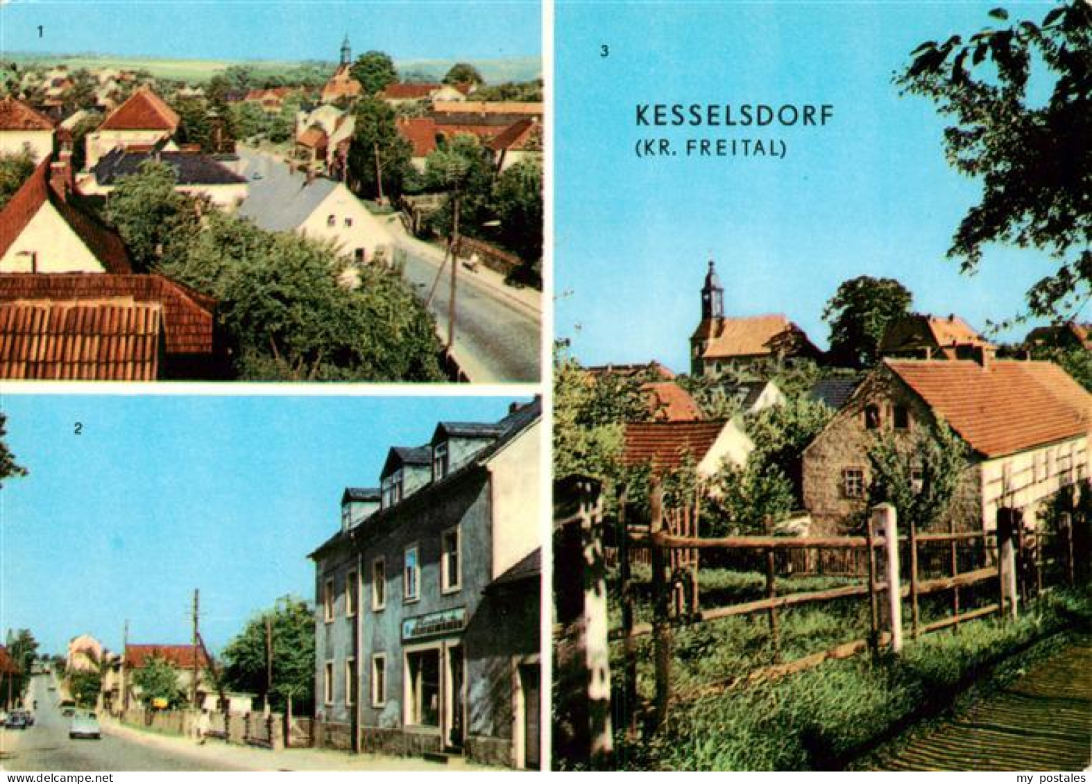 73947284 Kesselsdorf Teilansicht Strasse Des Friedens Am Brunnen - Herzogswalde