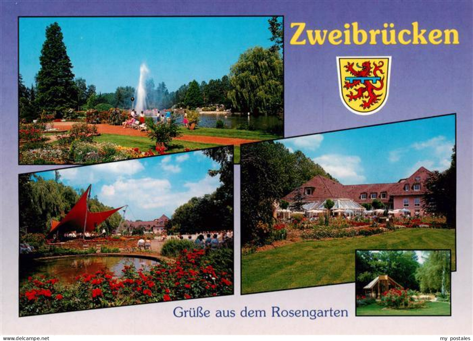 73906047 Zweibruecken Pfalz Rosengarten Teilansichten - Zweibruecken