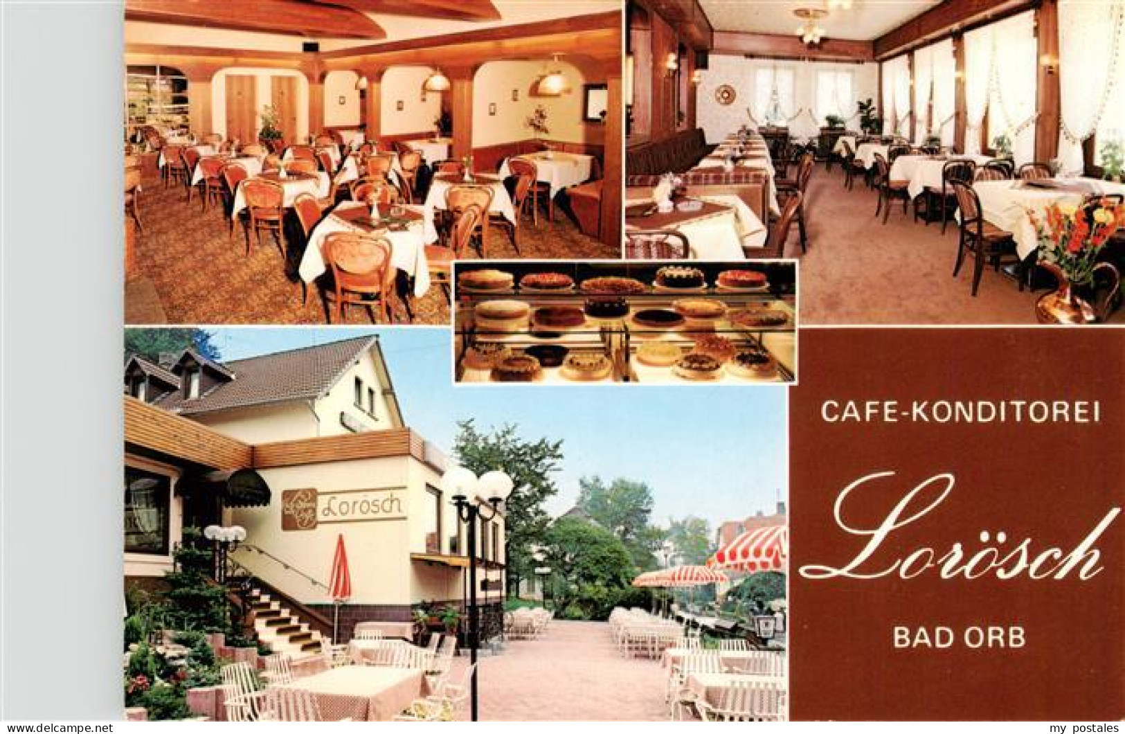 73906035 Bad Orb Cafe Konditorei Loroesch Haus Marienbad Gastraeume Kuchentheke  - Bad Orb