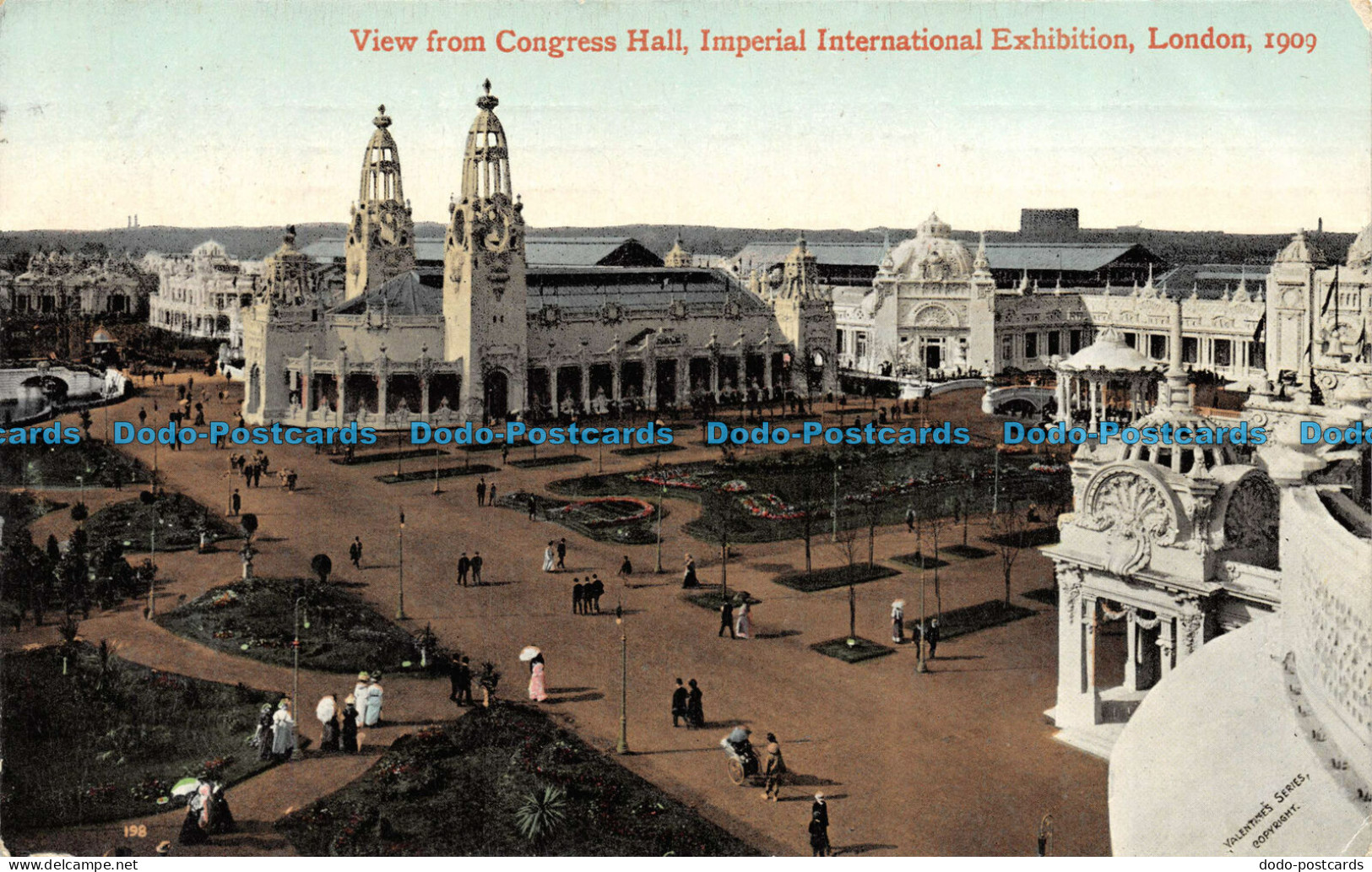 R057679 View From Congress Hall. Imperial International Exhibition. London. 1909 - Autres & Non Classés