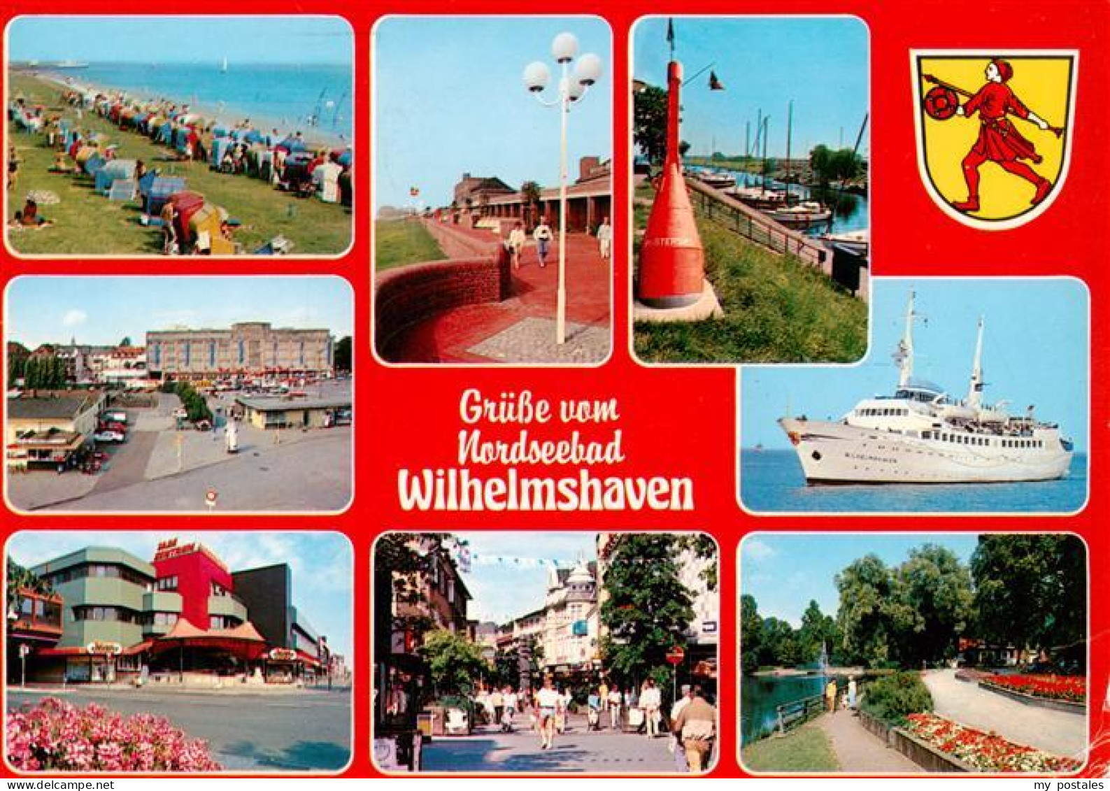73906012 Wilhelmshaven Strand Bootsliegeplatz Stadtplatz Faehrschiff Fussgaenger - Wilhelmshaven