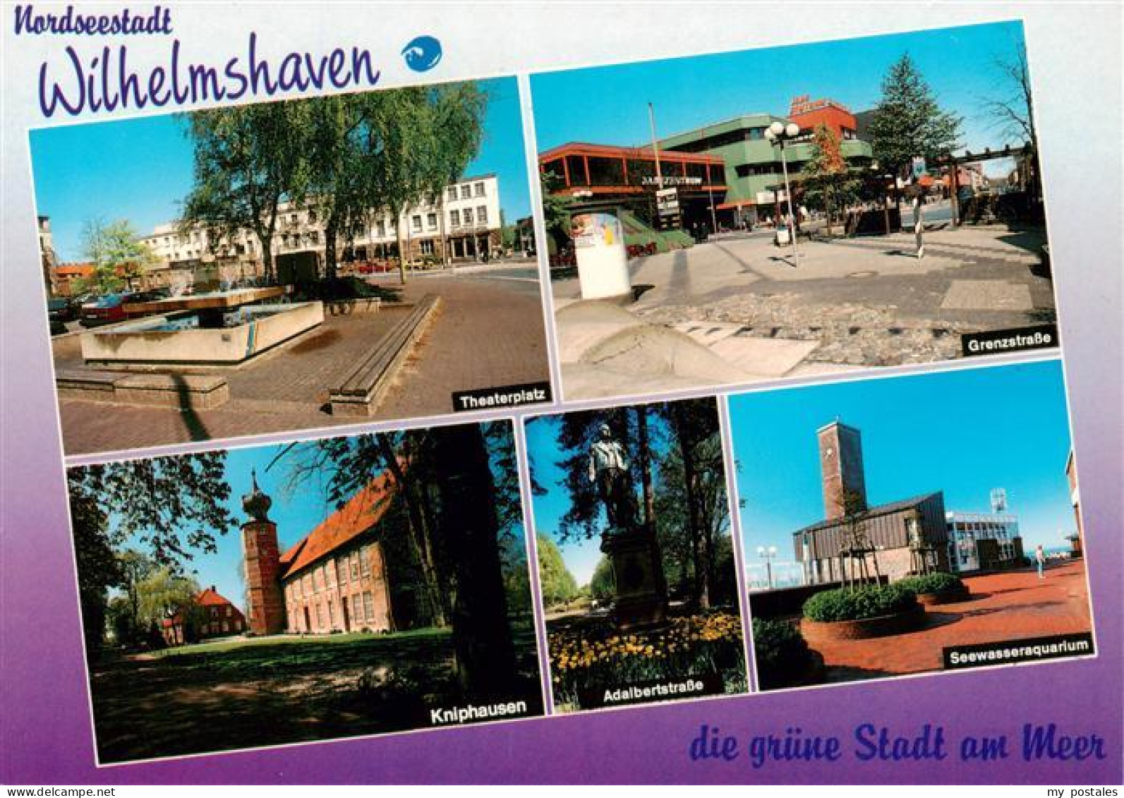 73906003 Wilhelmshaven Theaterplatz Grenzstrasse Kniphausen Adalbertstrasse Seew - Wilhelmshaven