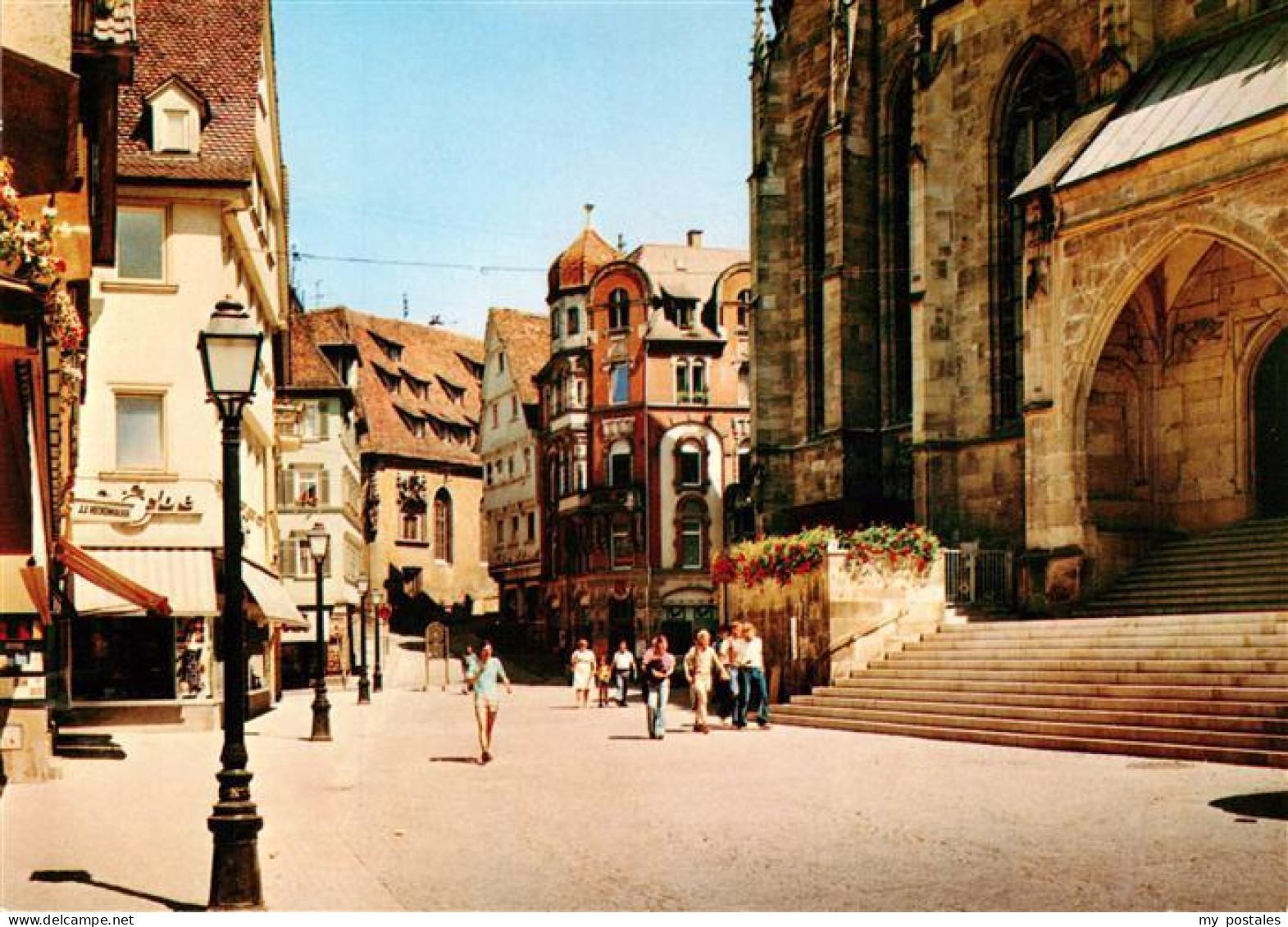 73906002 Tuebingen Holzmarkt Mit Brautportal Der Stiftskirche - Tübingen