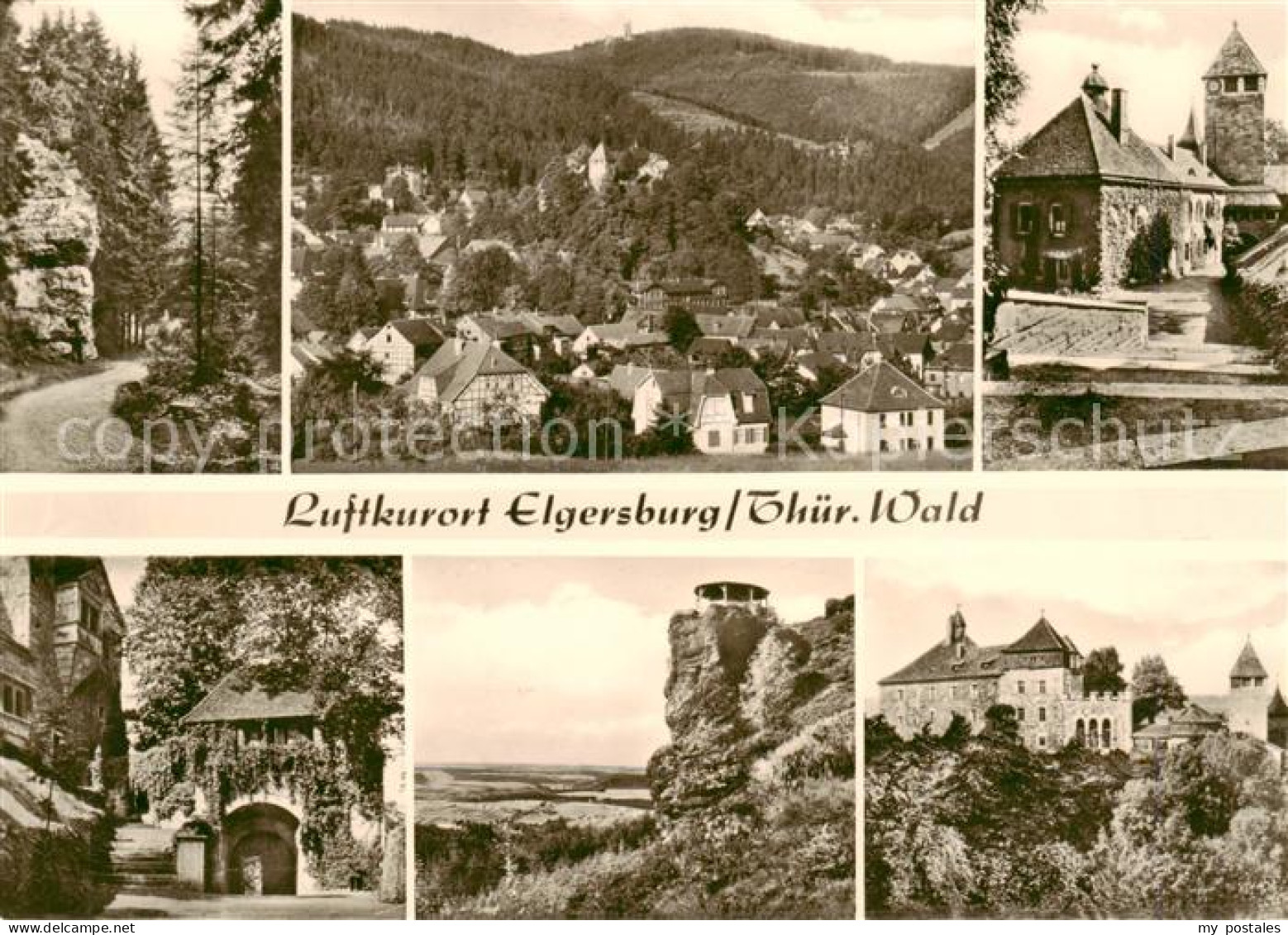 73867130 Elgersburg Teilansichten Panorama Burg Elgersburg - Elgersburg