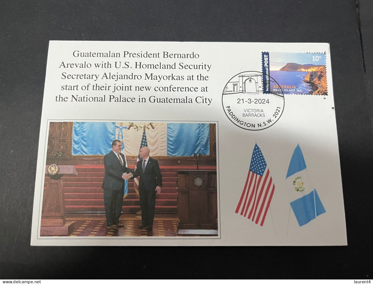 20-5-2024 (4 Z 37)   Guatemala President Meet With US Homeland Security Secretary - Guatemala