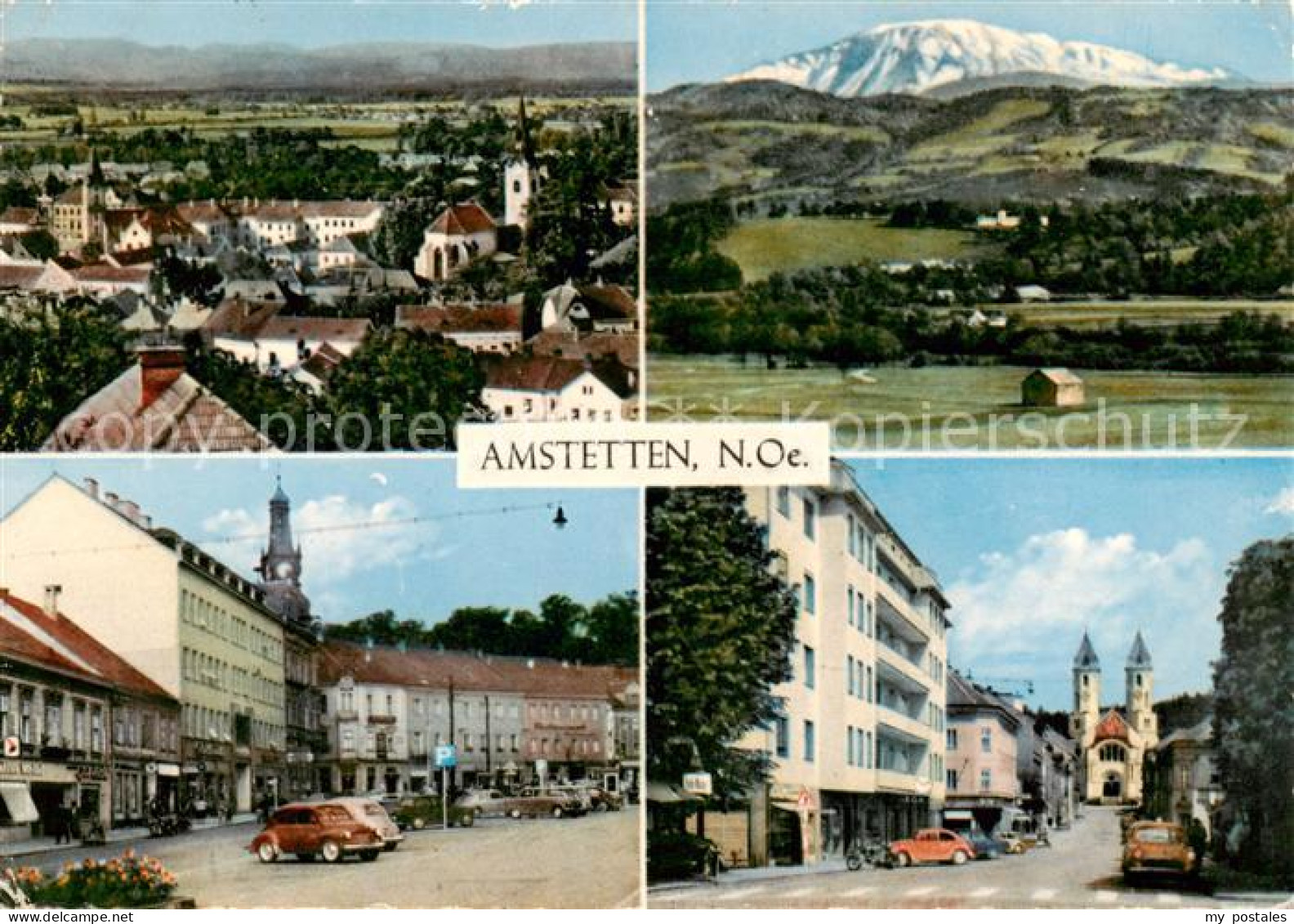 73867066 Amstetten Niederoesterreich Panorama Alpen Stadtzentrum Amstetten - Other & Unclassified