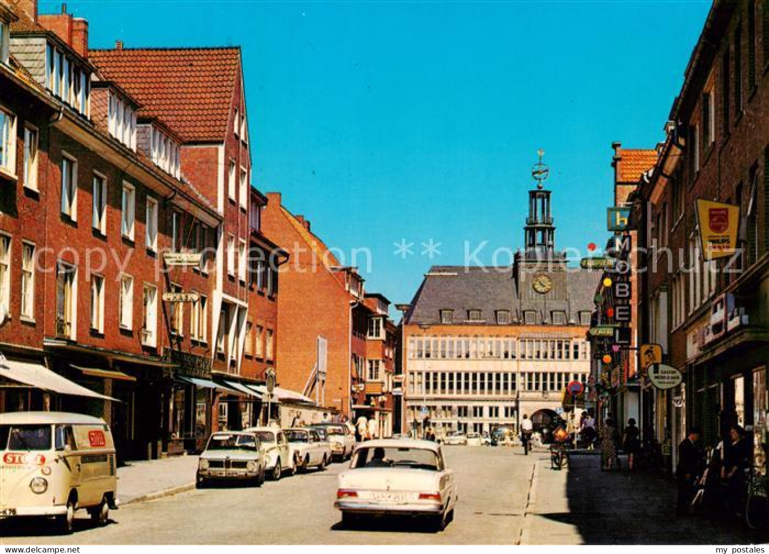 73866987 Emden  Ostfriesland Grosse Strasse Und Rathaus  - Other & Unclassified