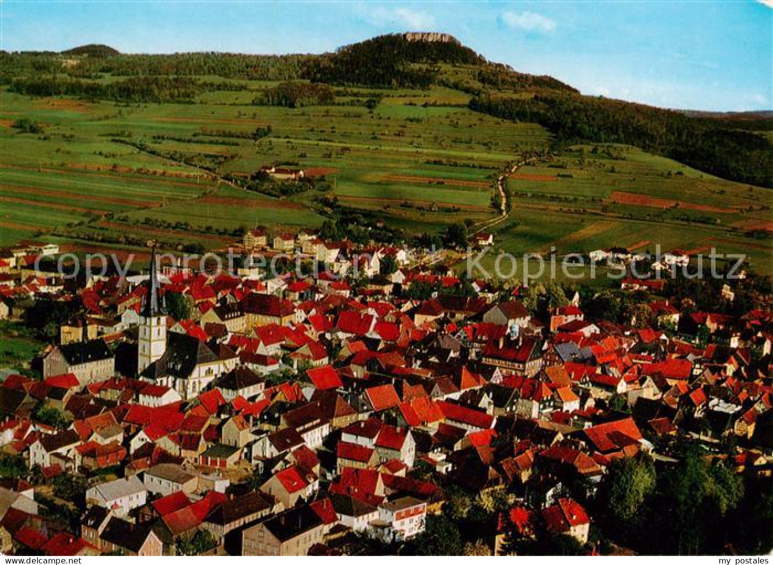 73866983 Staffelstein Fliegeraufnahme Mit Staffelberg Staffelstein - Staffelstein