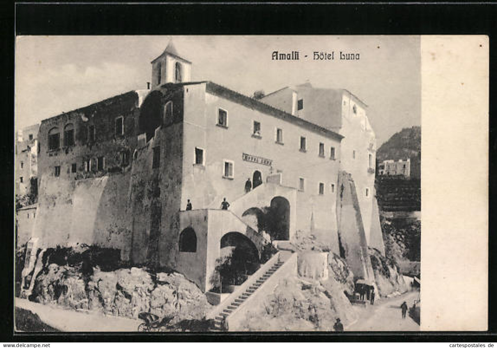 Cartolina Amalfi, Hotel Luna  - Autres & Non Classés