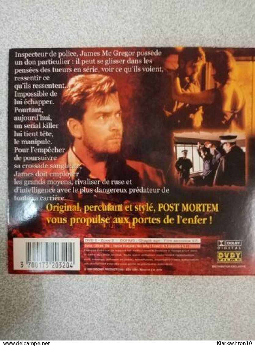 DVD - Post Mortem (Charlie Sheen) - Autres & Non Classés