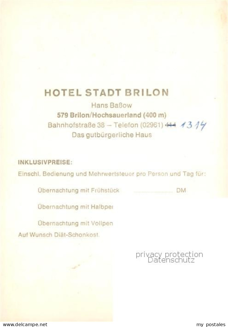 73866886 Brilon Hotel Stadt Brilon Gastraum Brilon - Brilon