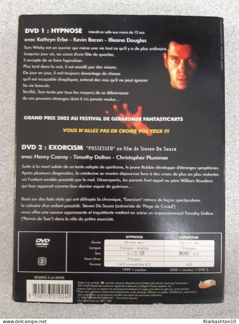 DVD 2 Films - Hypnose + Exorcisme - Autres & Non Classés