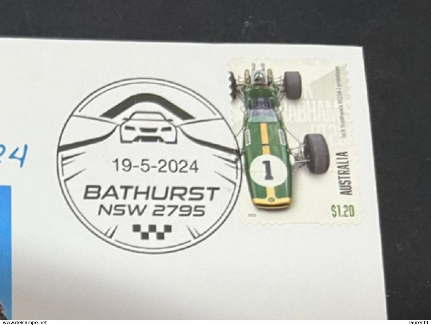 20-5-2024 (2 Z 42) Formula One - 2024 - Italy Imola Grand Prix - Winner Max Verstappen (19 May 2024) Formula 1 Stamp - Cars