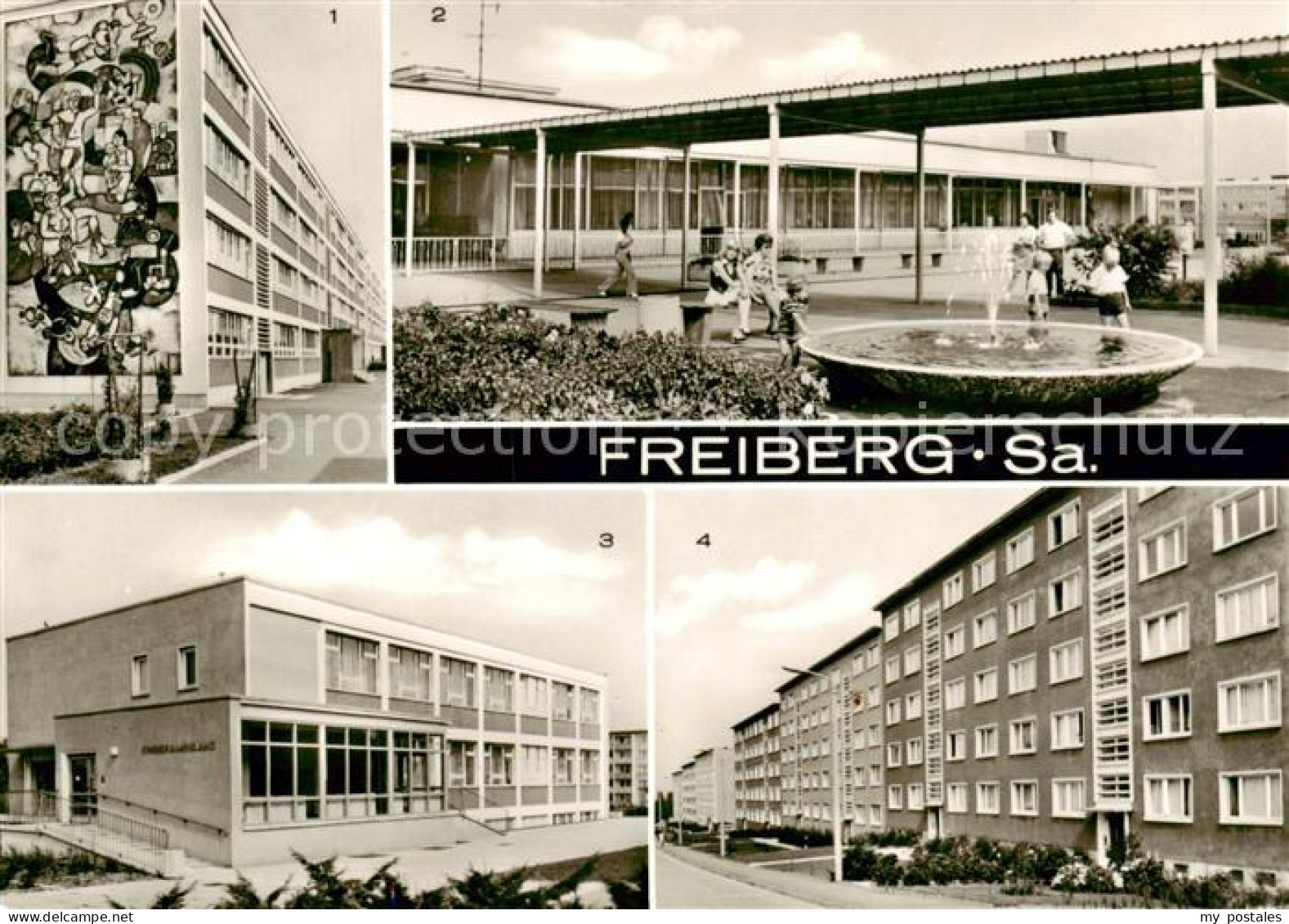 73832882 Freiberg  Sachsen Lenin Und Gorki Oberschule Versorgungszentrum Unicent - Freiberg (Sachsen)