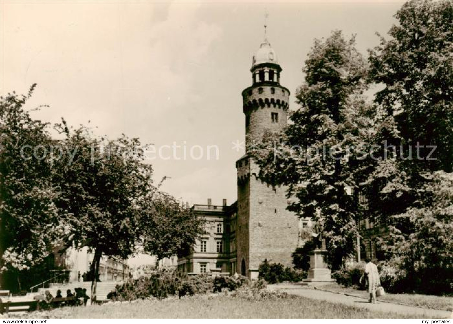 73832684 Goerlitz  Sachsen Reichenbacher Turm Mit Demiani Denkmal  - Goerlitz