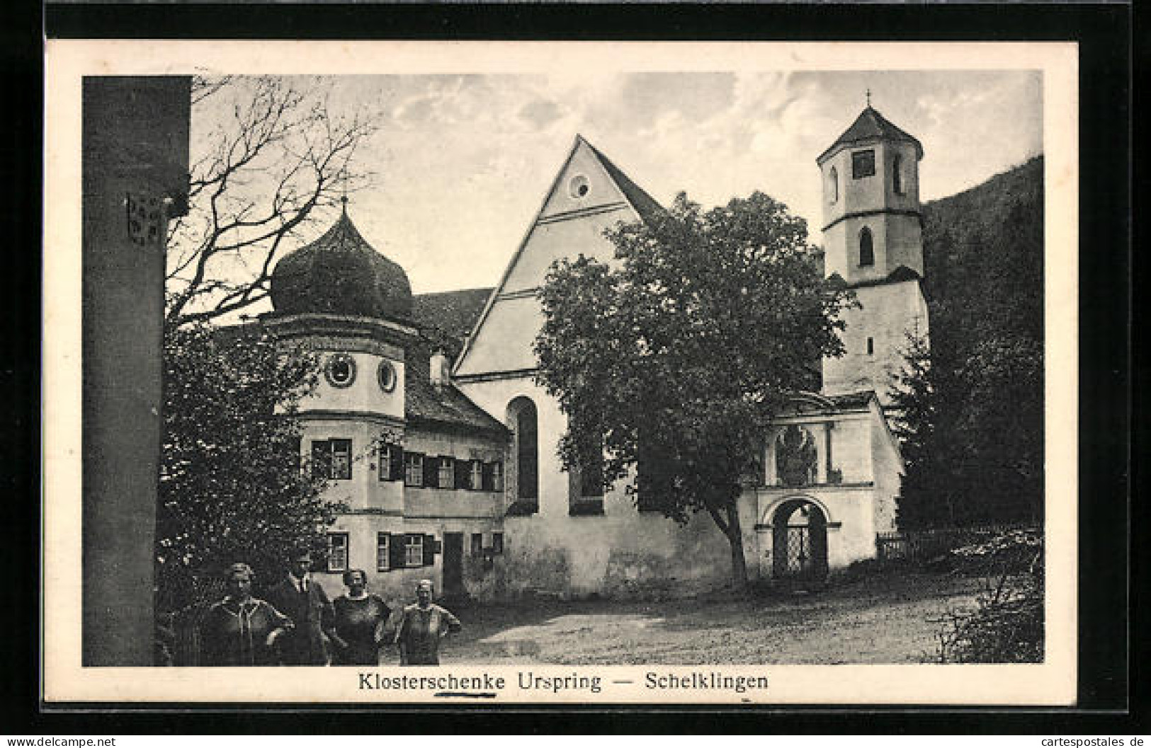 AK Schelklingen, Gasthaus Klosterschenke Urspring  - Schelklingen