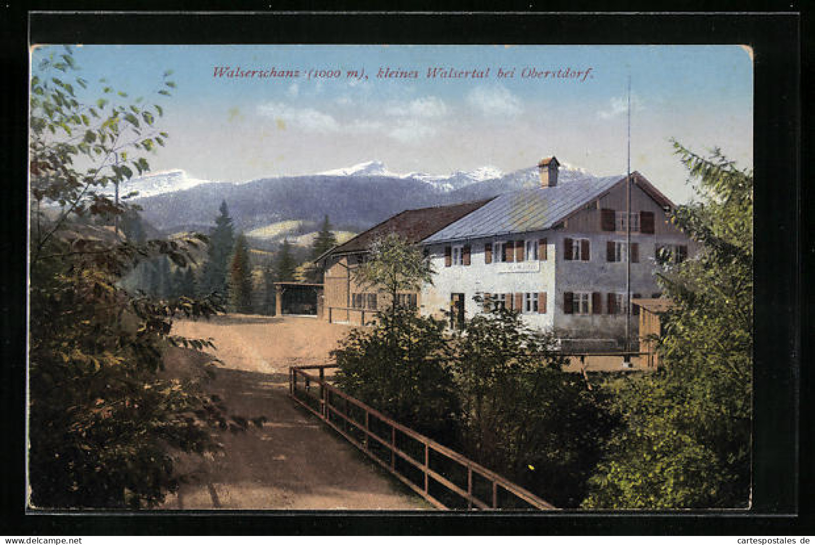 AK Oberstdorf, Gasthaus Walserschanz  - Oberstdorf