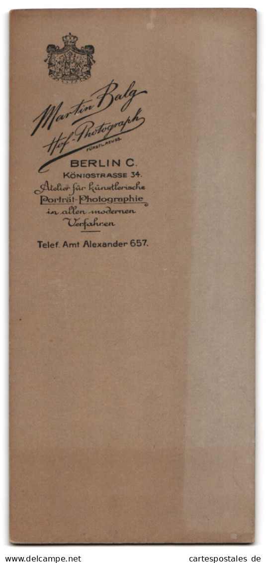 Fotografie Martin Balg, Berlin C., Königsstr. 34, Mutter Mit Sohn Und Tochter  - Anonymous Persons