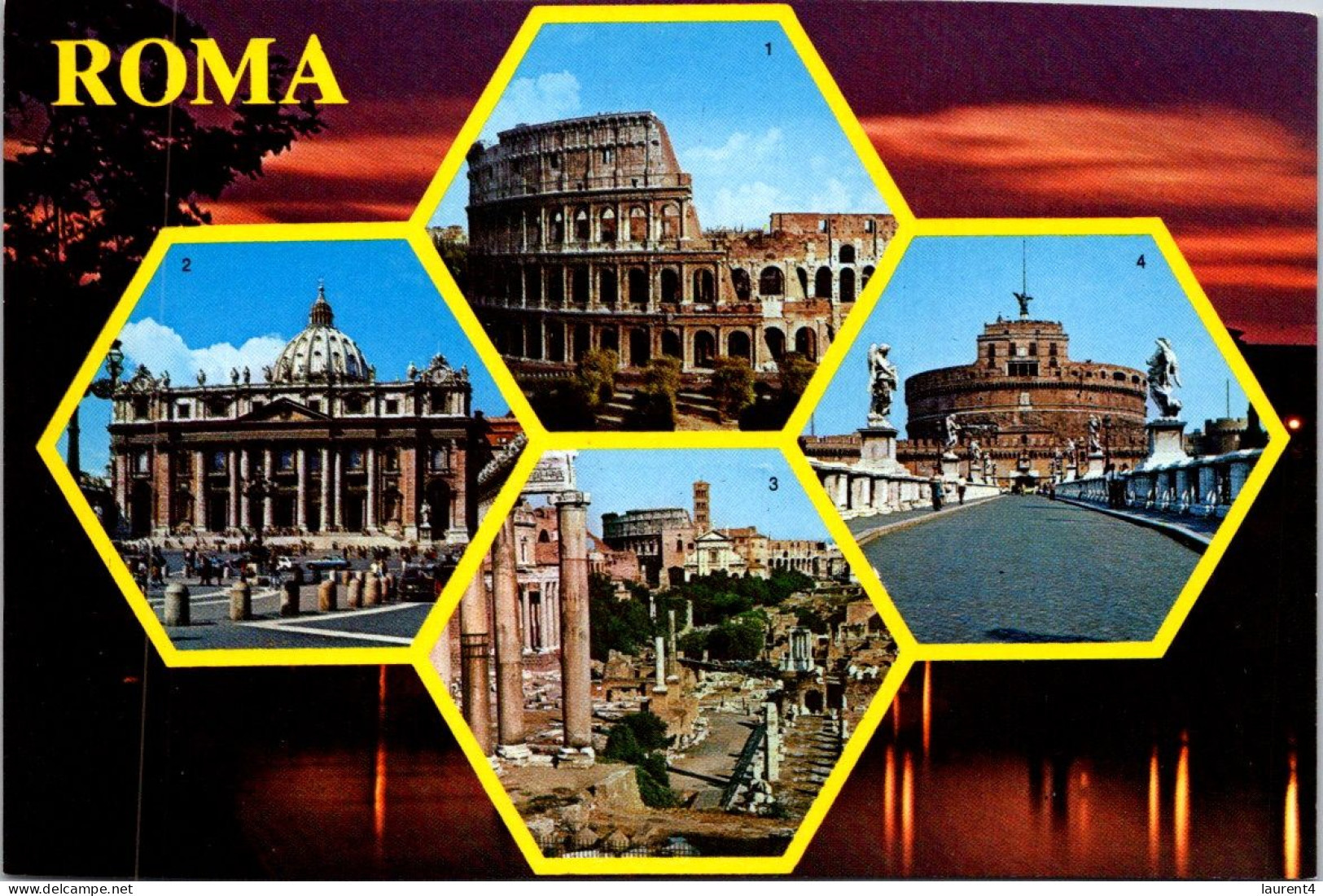 20-5-2024 (5 Z 36) Italy - Roma - 4 Views Of Monuments - Denkmäler