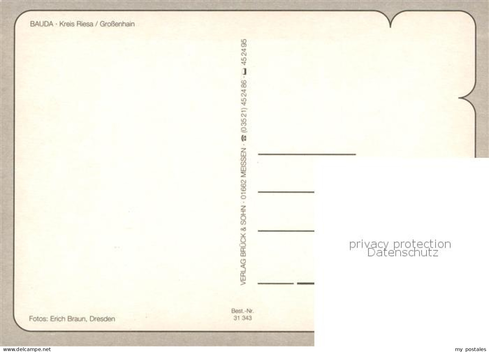 73758824 Bauda Gaststaette Zum Loewen Strassenpartie Kirche Bauda - Andere & Zonder Classificatie