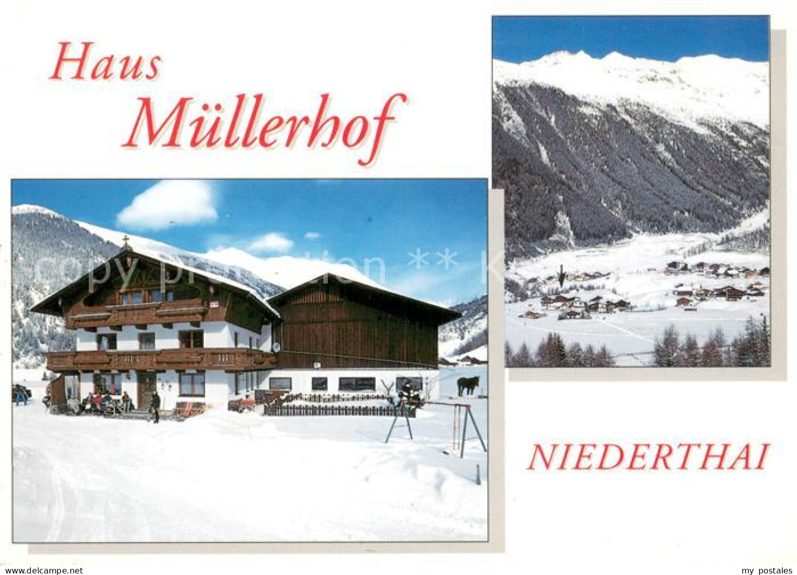 73758819 Niederthai Oetztal Tirol Gaestehaus Pension Haus Muellerhof Winterlands - Other & Unclassified