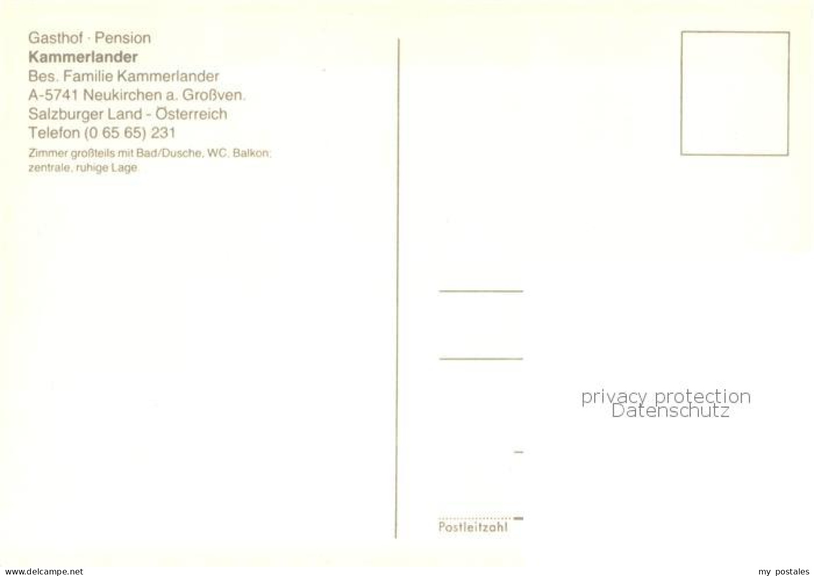 73758728 Neukirchen Grossvenediger Gasthof-Pension Kammerlander Aussenansicht Ne - Other & Unclassified
