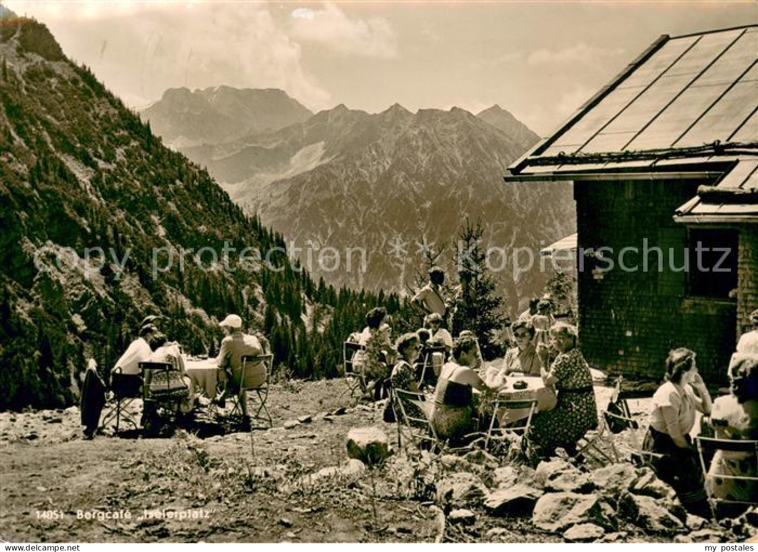 73758596 Oberjoch Bergcafe Iselerplatz Mit Daumen Breitenberg Und Ratsspitze Obe - Hindelang