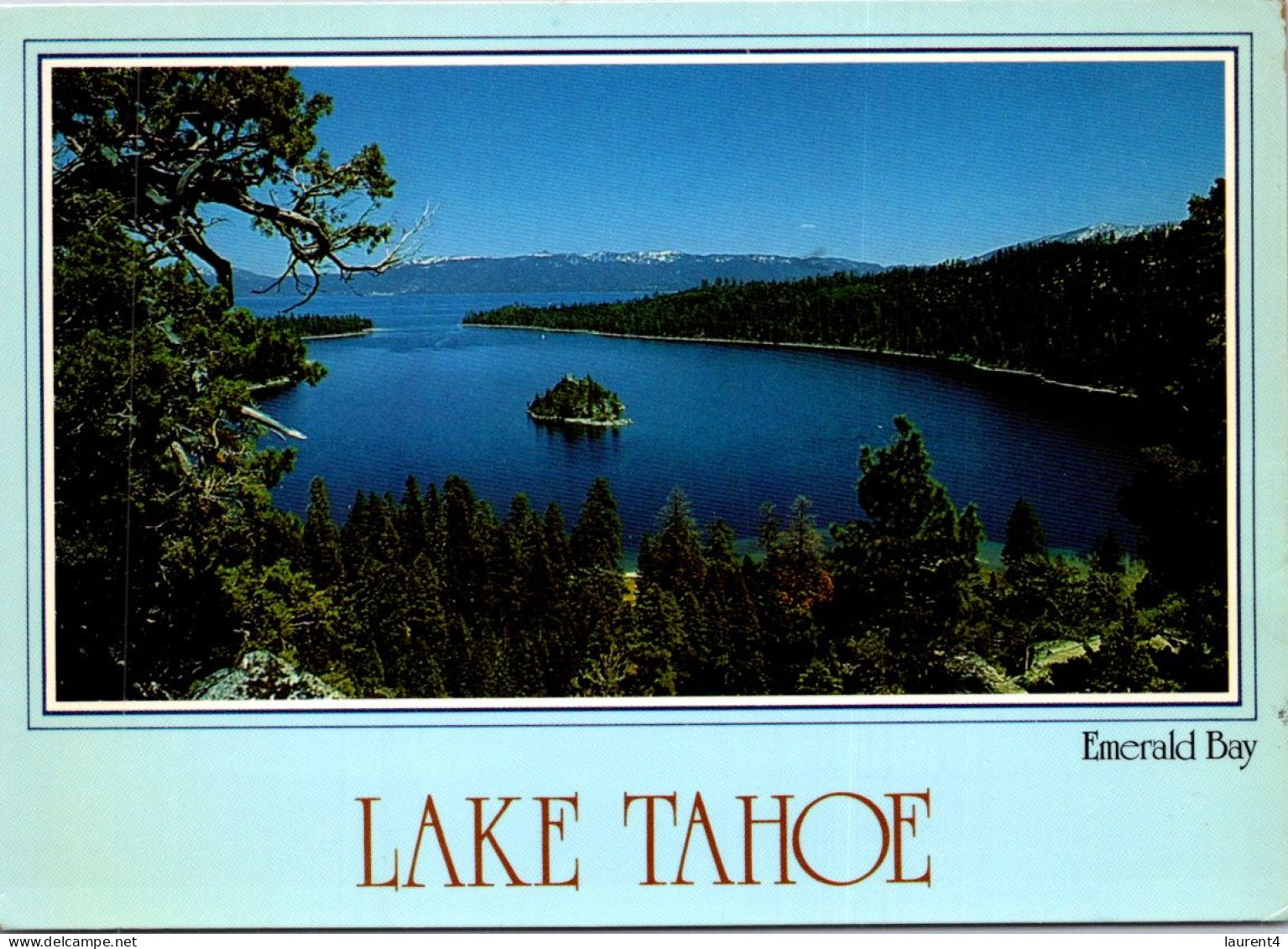 20-5-2024 (5 Z 36) USA (posted To Australia In 1985) Lake Tahoe - Autres & Non Classés