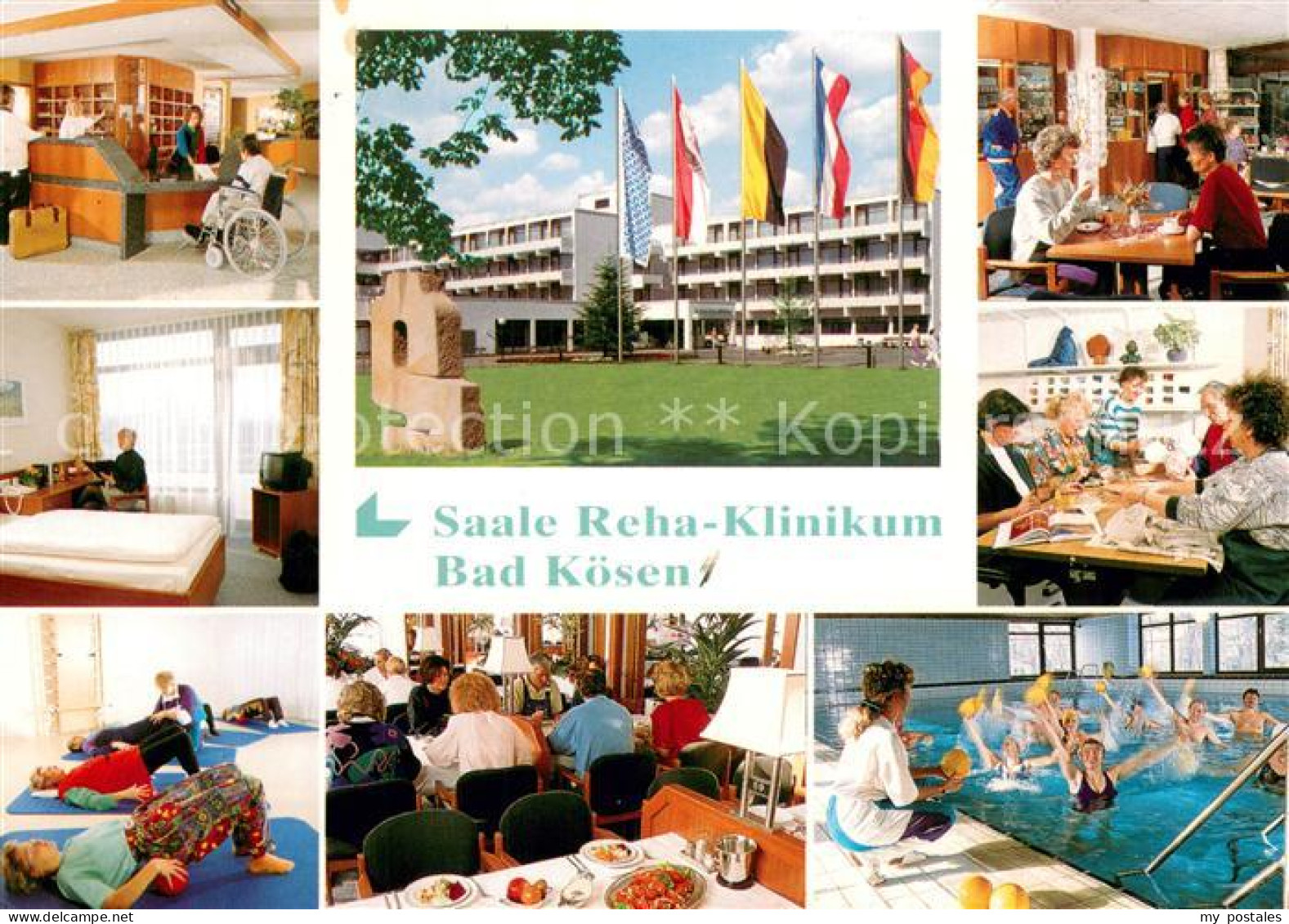 73758538 Bad Koesen Saale Reha Klinikum Rezeption Zimmer Gymnastik Hallenbad  Ba - Bad Kösen