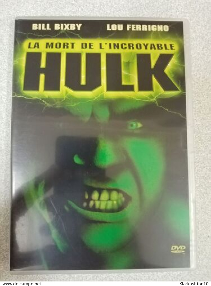 Dvd - Hulk : La Mort De L'incroyable (Bill Bixby) - Autres & Non Classés