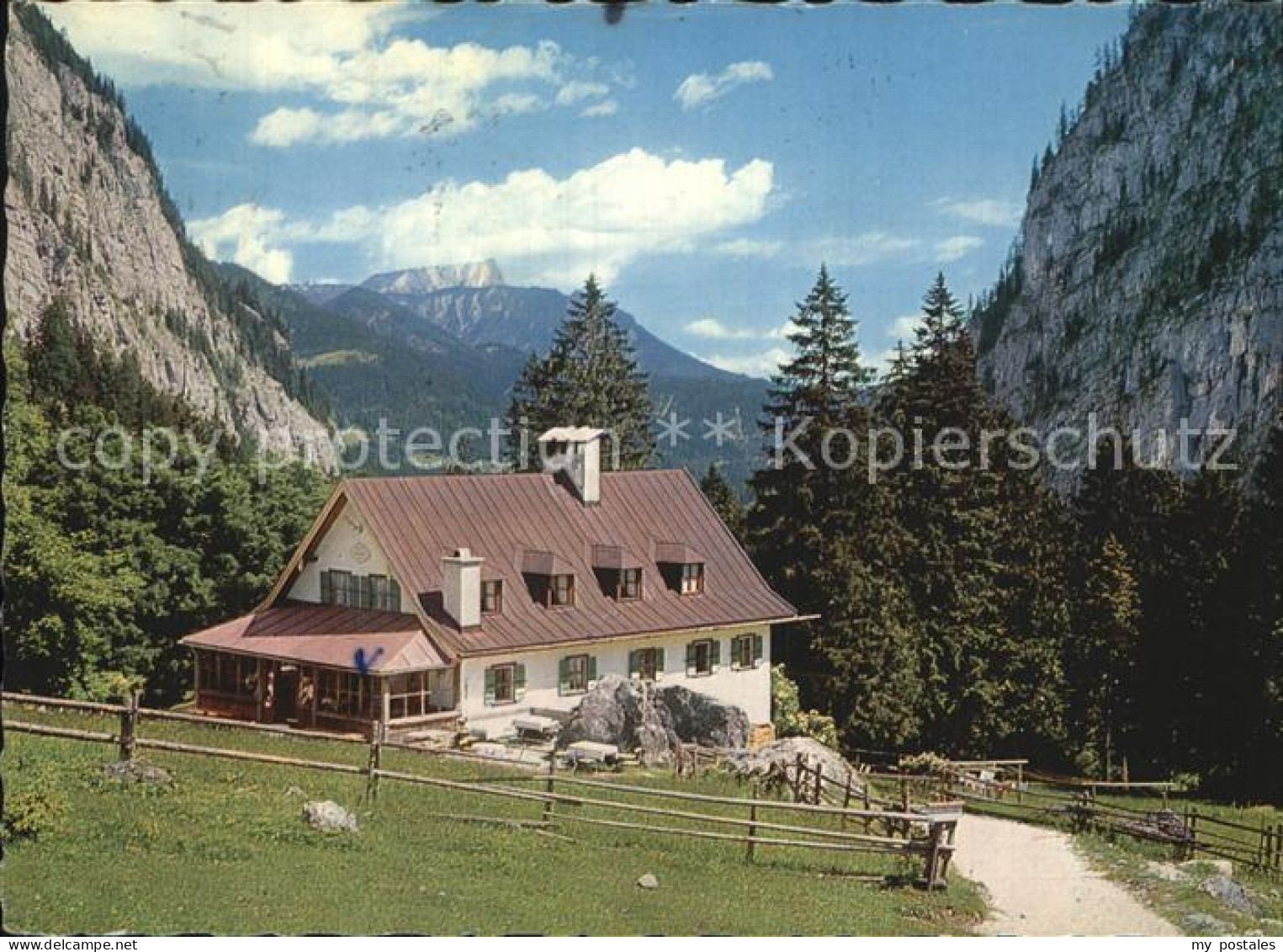 72524315 Ramsau Berchtesgaden Berggaststaette Wimbachschloss Mit Untersberg Berc - Berchtesgaden
