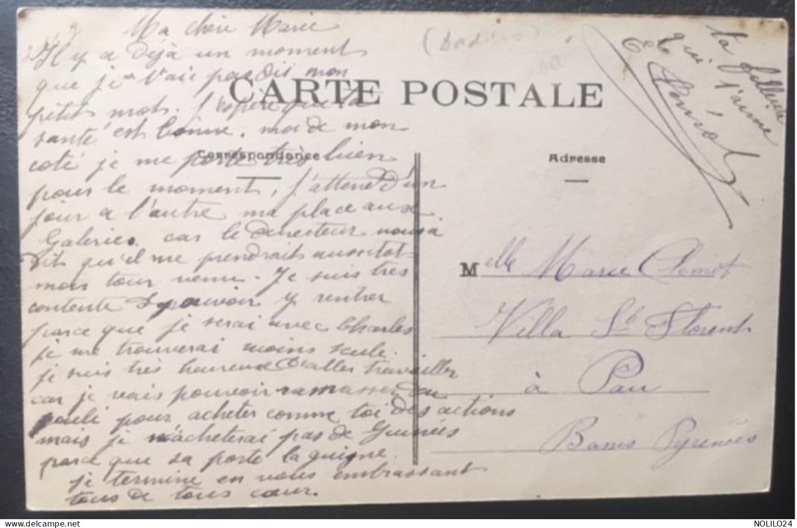 Cpa 24 Dordogne, SORGES, Inondations De 1910, L'Ecole Libre Inondée Par L'Authion - Autres & Non Classés