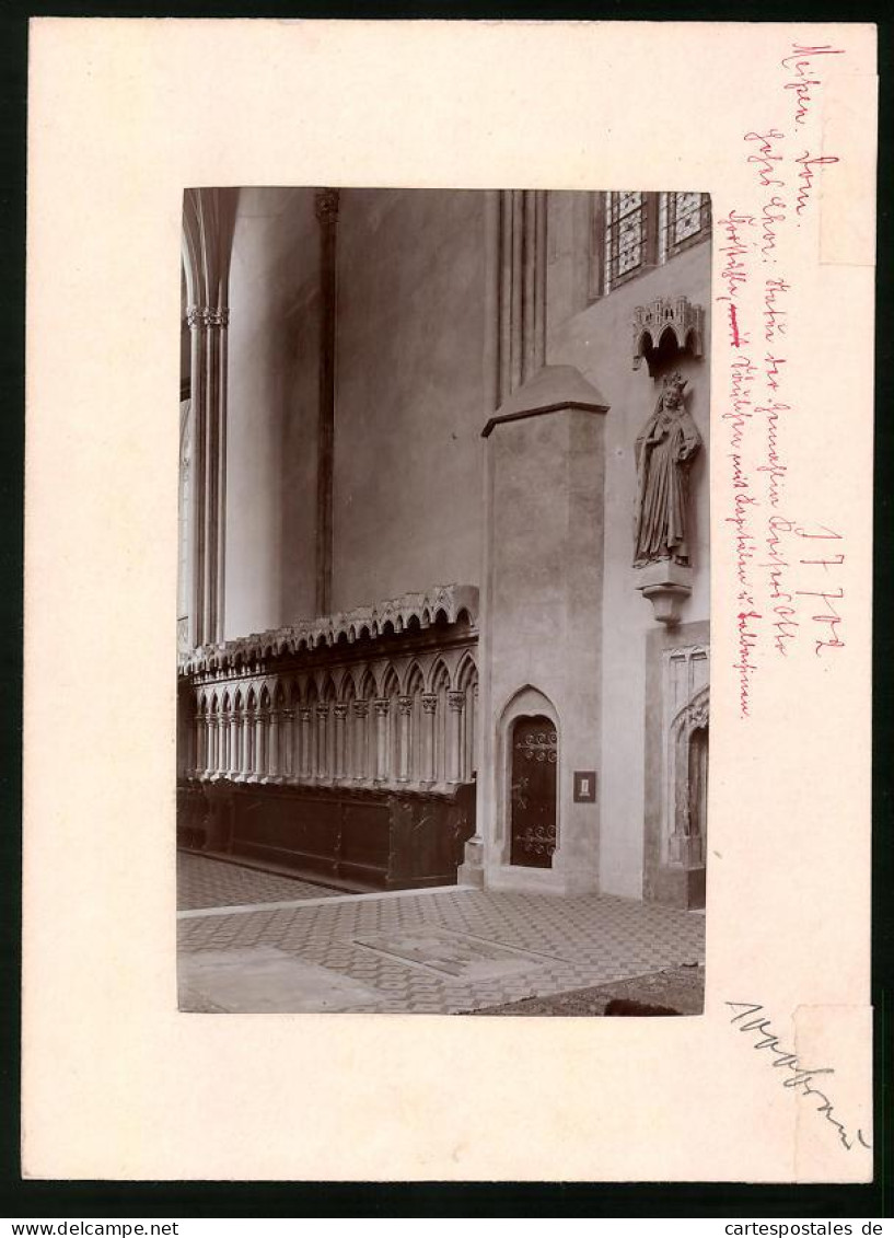 Fotografie Brück & Sohn Meissen, Ansicht Meissen I. Sa., Hohes Chor Im Meissener Dom  - Orte