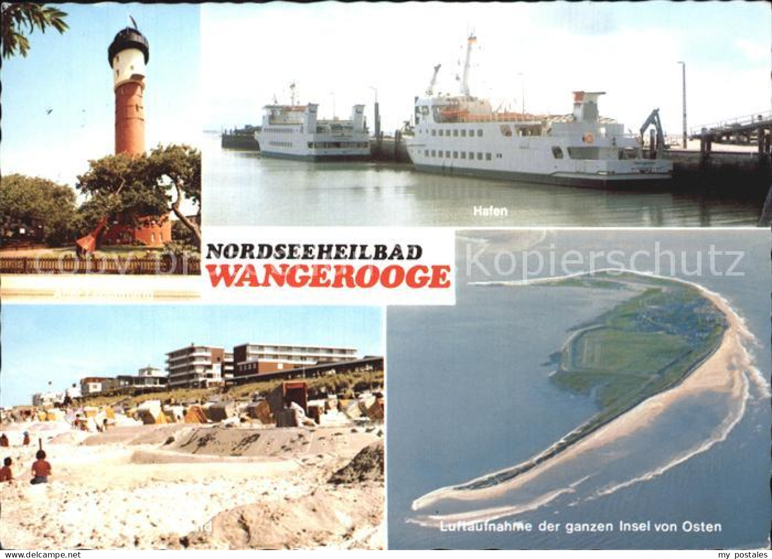 72523735 Wangerooge Nordseebad Hafen Luftaufnahme  Wangerooge - Wangerooge