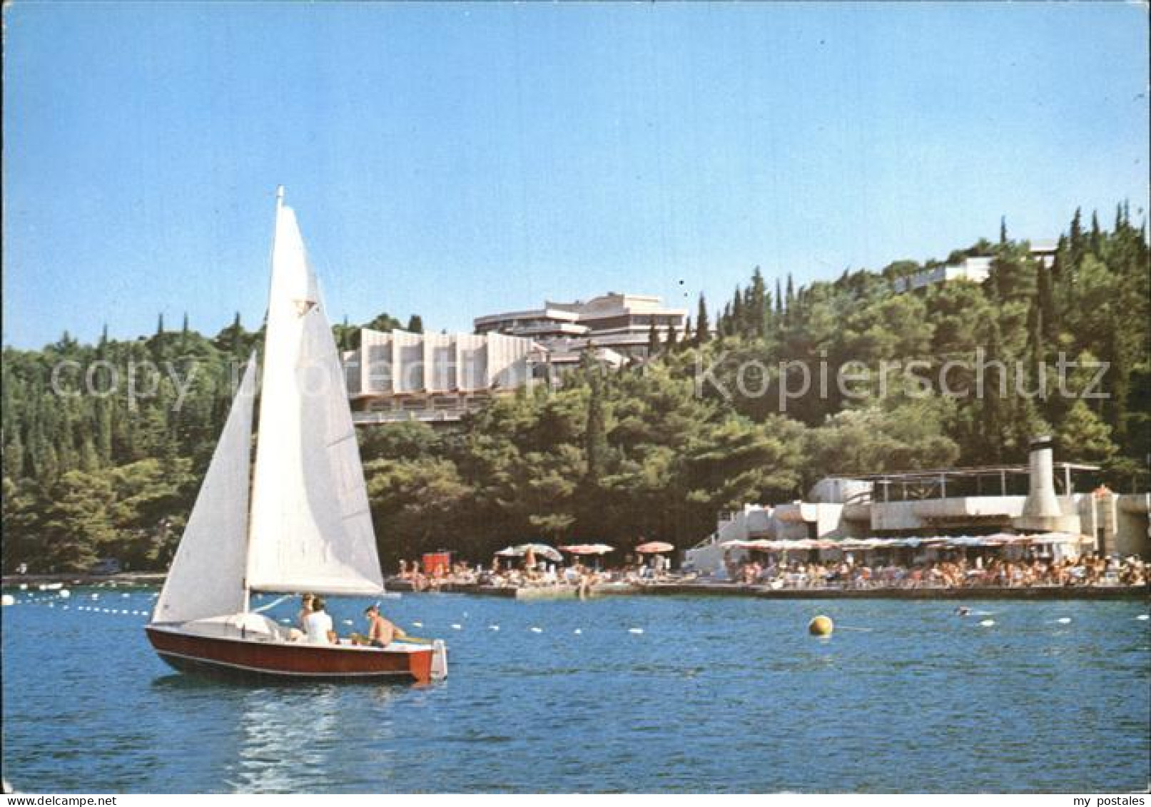 72523451 Cavtat Dalmatien Hotel Croatia Segelboot Strand  - Croatie