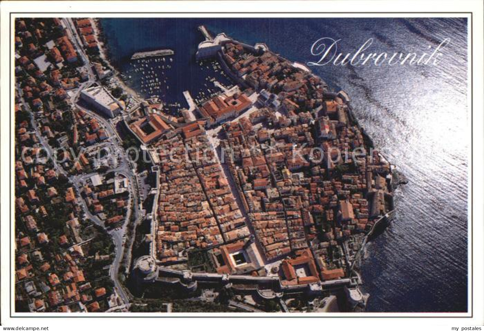 72523408 Dubrovnik Ragusa Altstadt Fliegeraufnahme Dubrovnik - Croatie