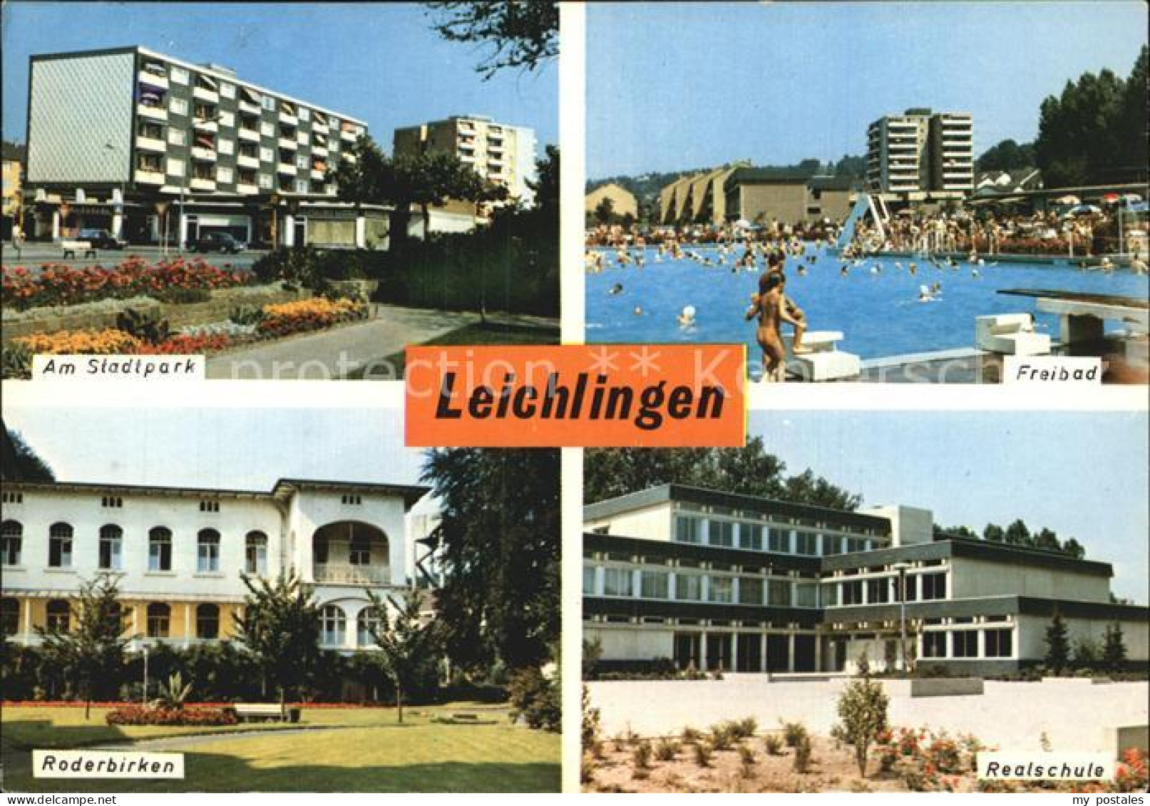 72523317 Leichlingen Rheinland Freibad Stadtpark Realschule  Leichlingen - Autres & Non Classés