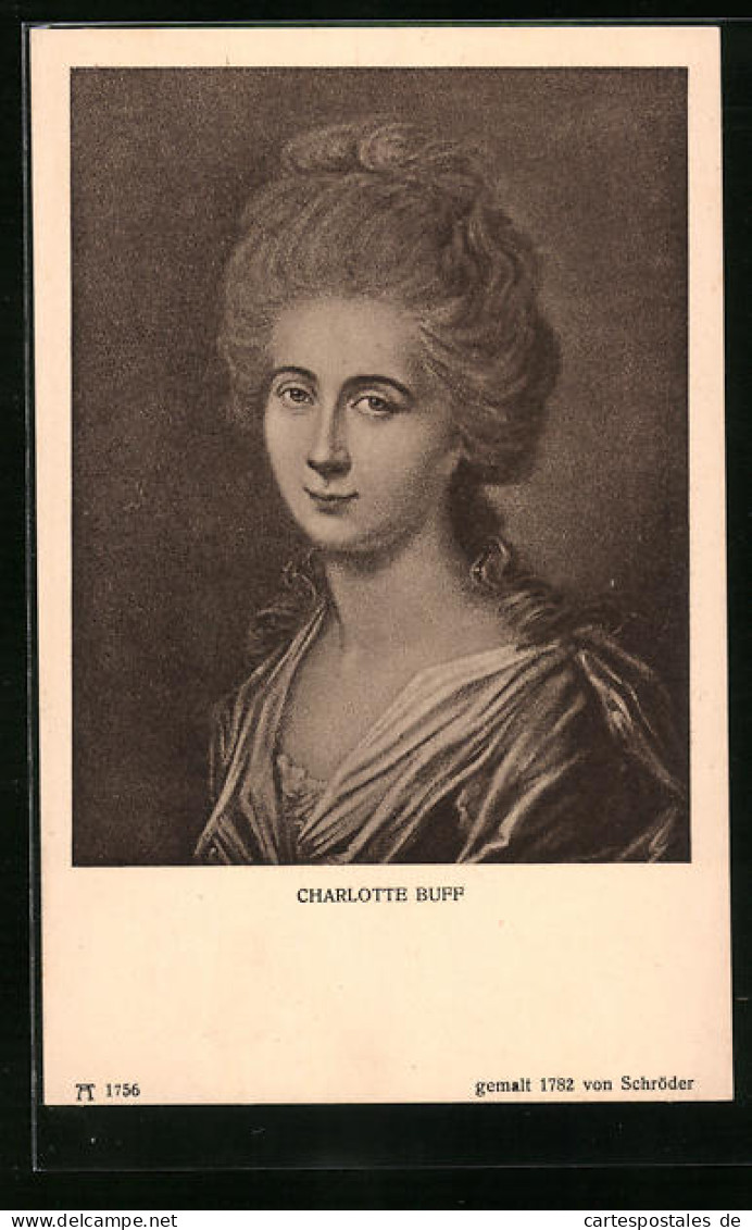 AK Goethes Freundin Charlotte Buff  - Ecrivains
